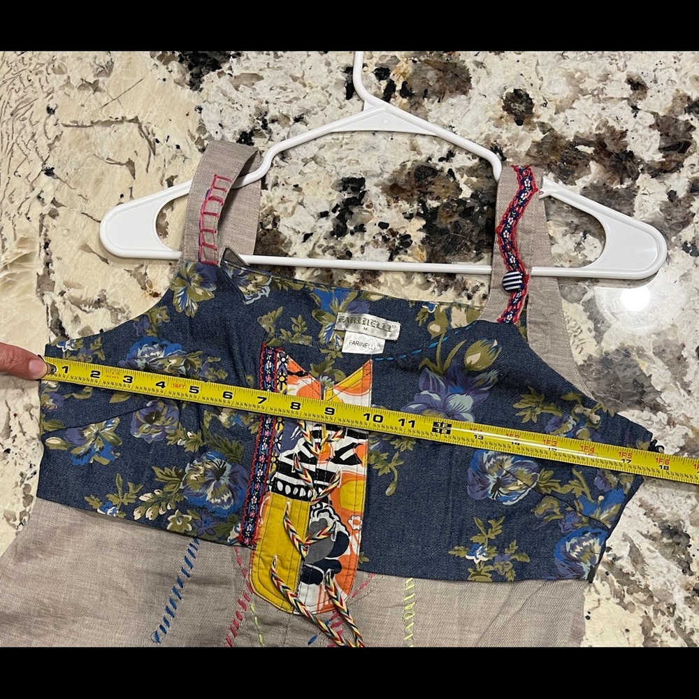 Farinelli Patchwork Dress . Sz M - image 6